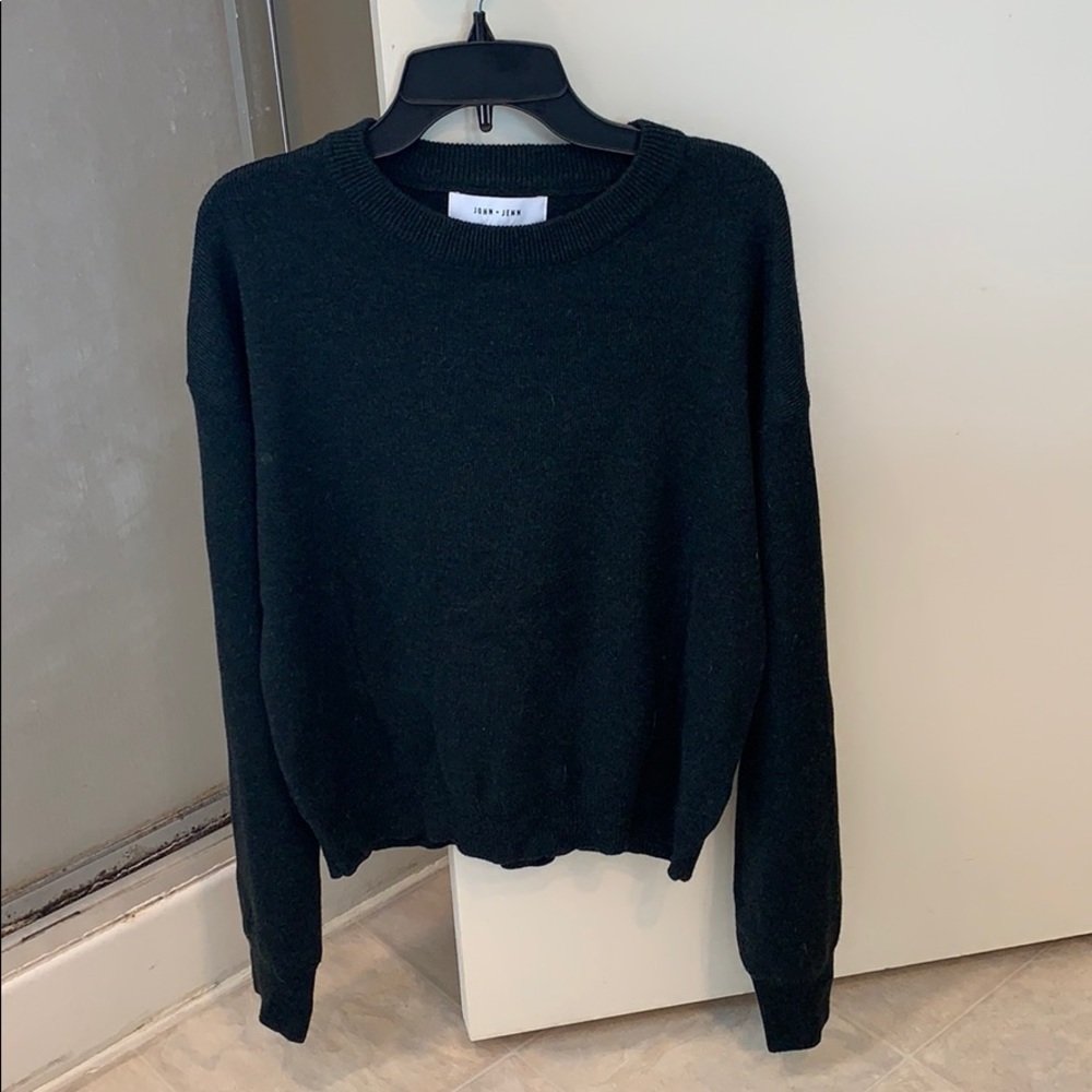 Revolve - John Jenn black corset sweater